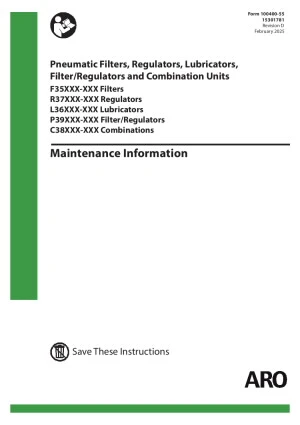 ARO-En-Product-Document-1000-series-filter-regulator-V1