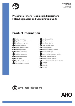 ARO-En-Product-Document-2000-series-filter-regulator-V2